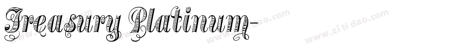 Treasury Platinum字体转换